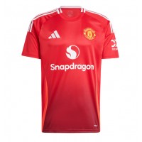 Camiseta Manchester United Bruno Fernandes #8 Primera Equipación 2024-25 manga corta